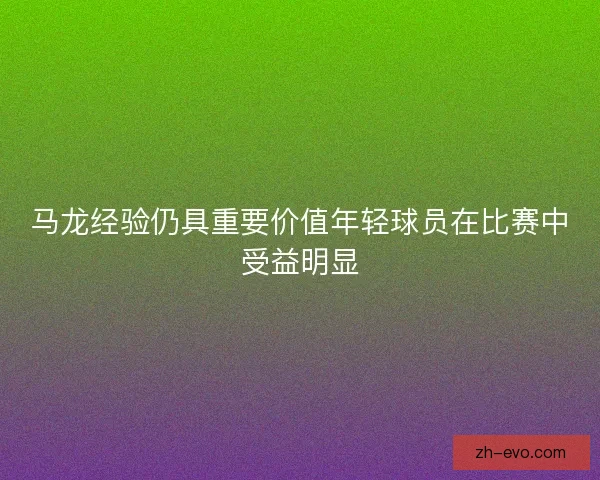 马龙经验仍具重要价值年轻球员在比赛中受益明显